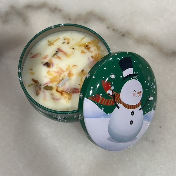 Soy Wax Scented Tin Candle Holiday Gift Box - Picture 7 of 9